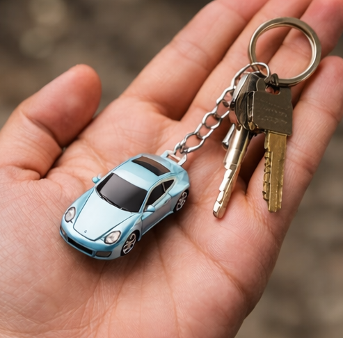 Mini Sports Car Keychain - Perfect Gift for Car Lovers