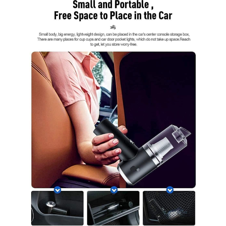 3 IN 1 Portable Car Vaccum Cleaner
